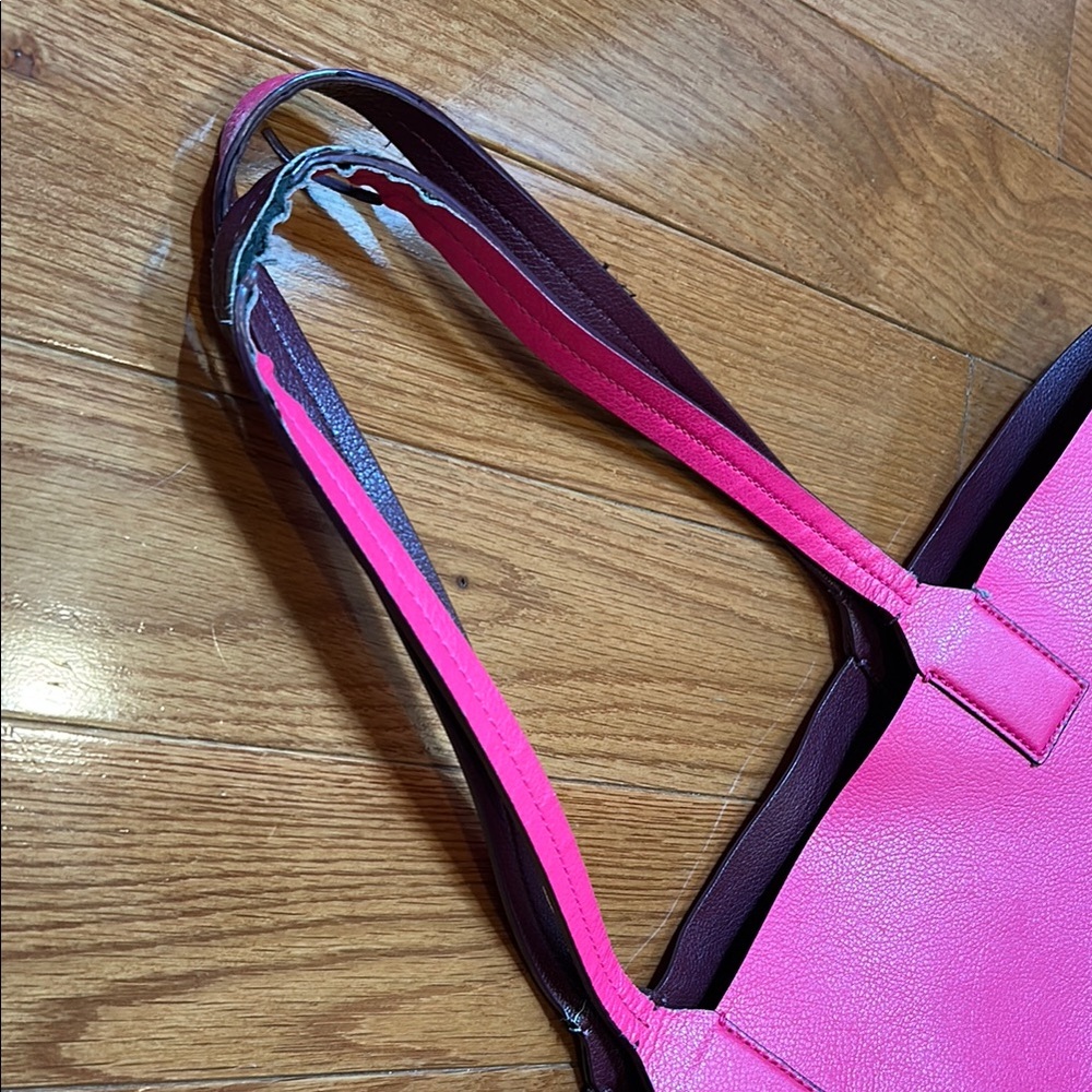 Kate Spade Maroon and Pink Tote Bag with Structured Design - Picture 10 of 14